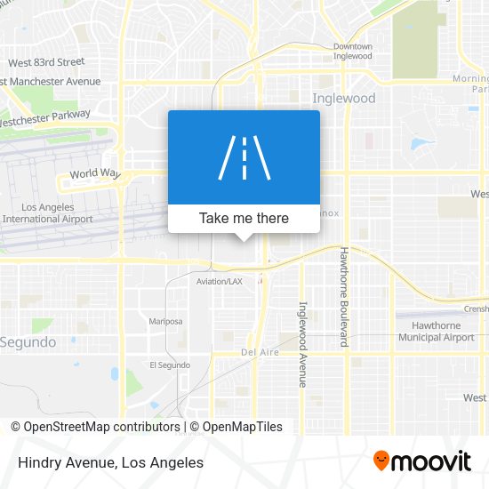 Hindry Avenue map