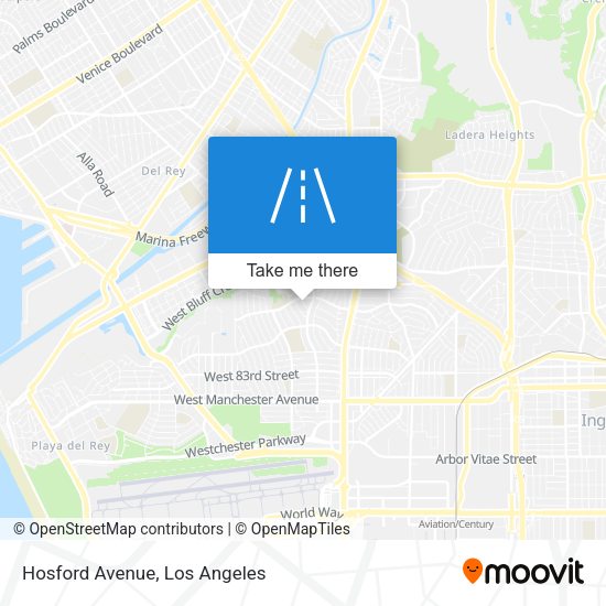 Hosford Avenue map