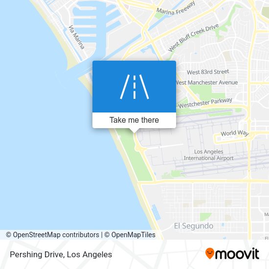Mapa de Pershing Drive