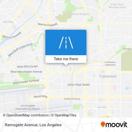 Mapa de Ramsgate Avenue