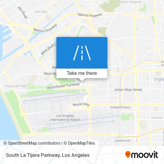 Mapa de South La Tijera Parkway