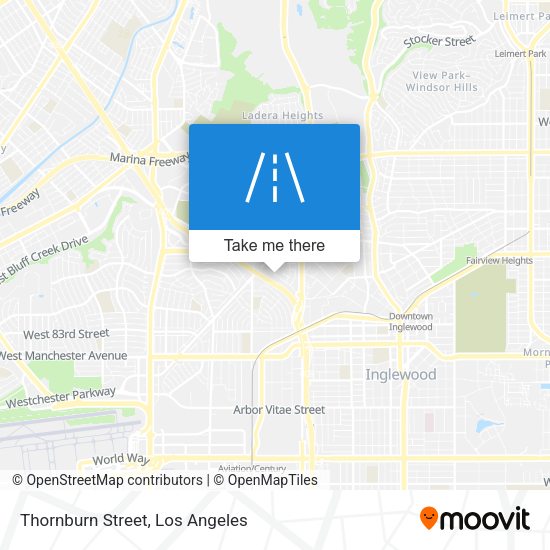 Mapa de Thornburn Street