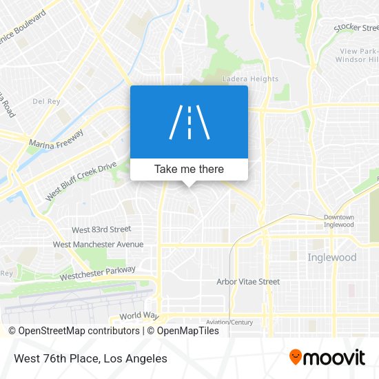 Mapa de West 76th Place
