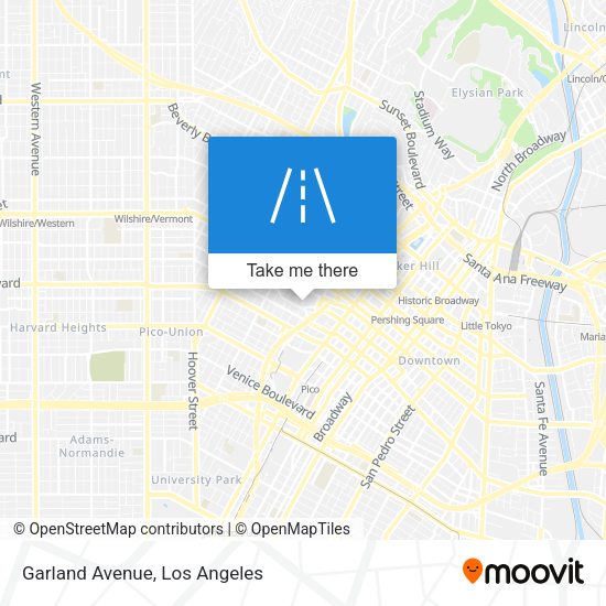 Mapa de Garland Avenue