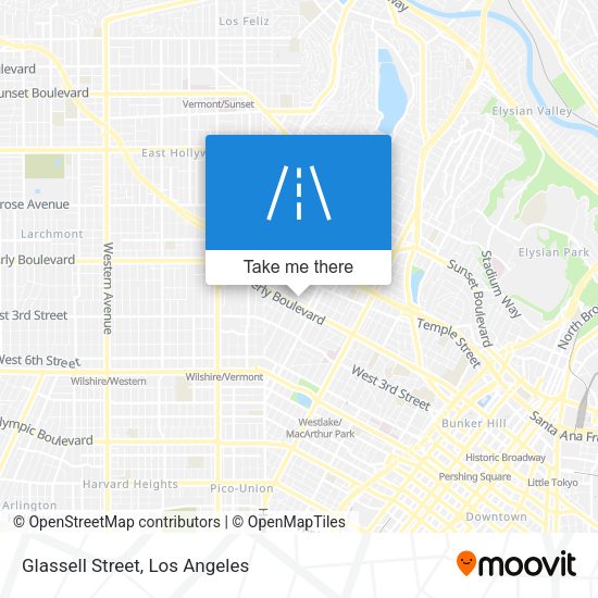 Mapa de Glassell Street