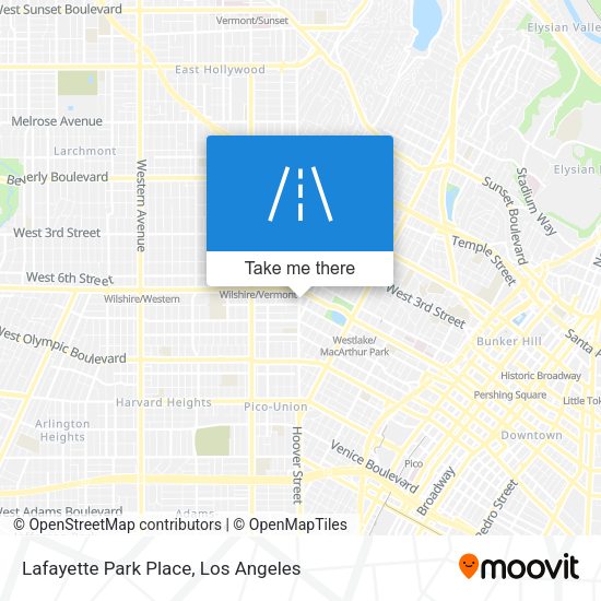 Mapa de Lafayette Park Place