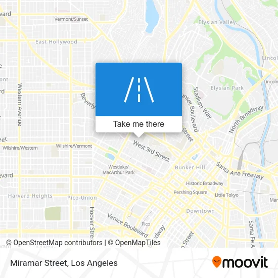Miramar Street map