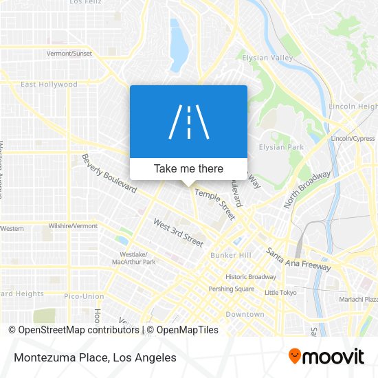 Montezuma Place map