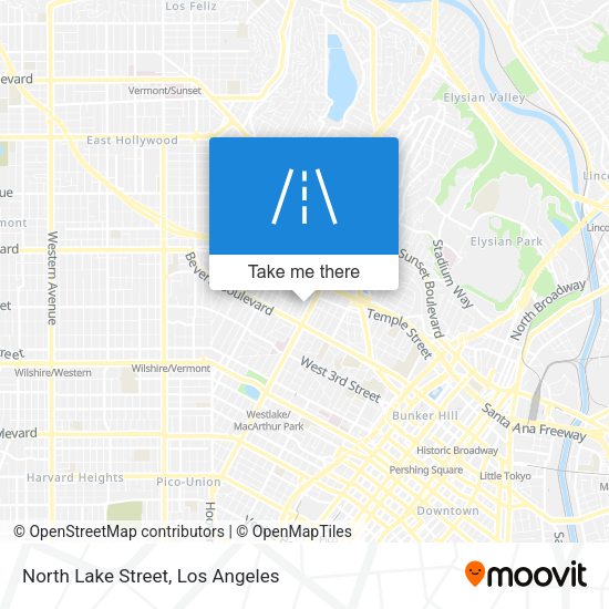 Mapa de North Lake Street