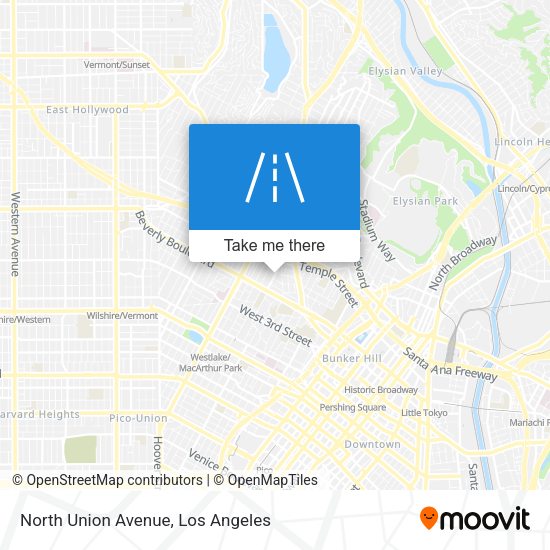 Mapa de North Union Avenue