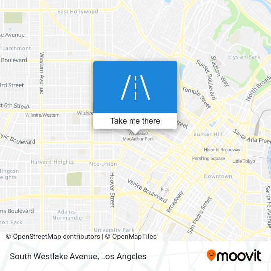 South Westlake Avenue map