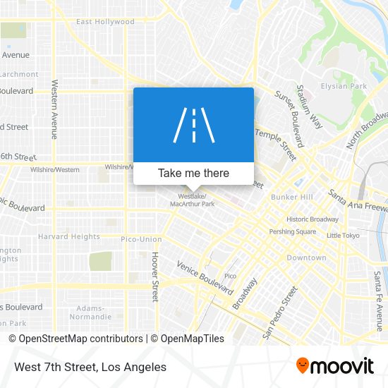 Mapa de West 7th Street