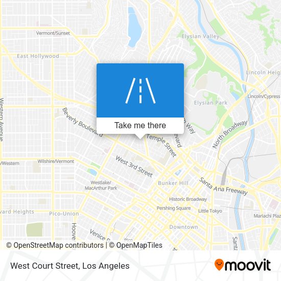 Mapa de West Court Street