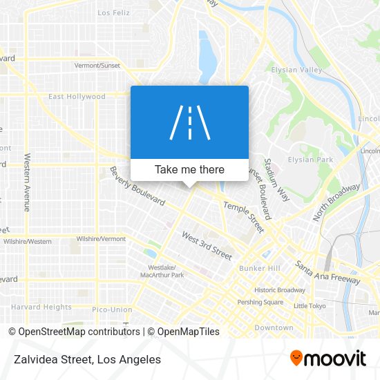 Mapa de Zalvidea Street