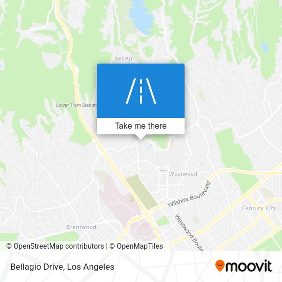 Mapa de Bellagio Drive