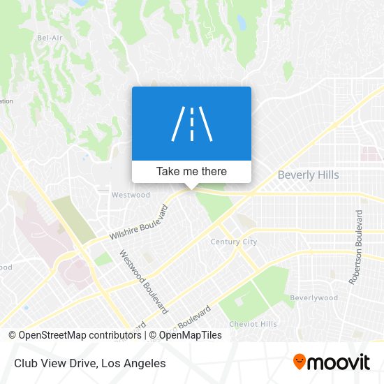 Club View Drive map