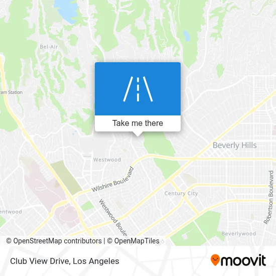 Club View Drive map