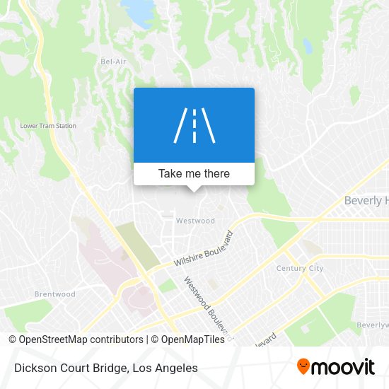 Dickson Court Bridge map