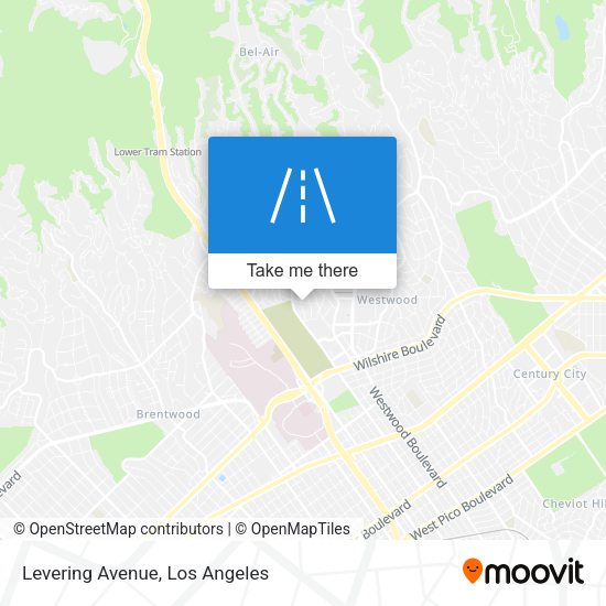 Levering Avenue map