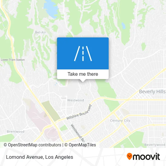 Lomond Avenue map