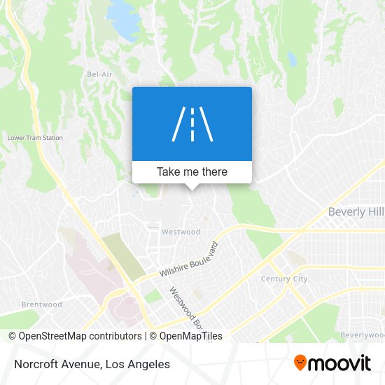Mapa de Norcroft Avenue
