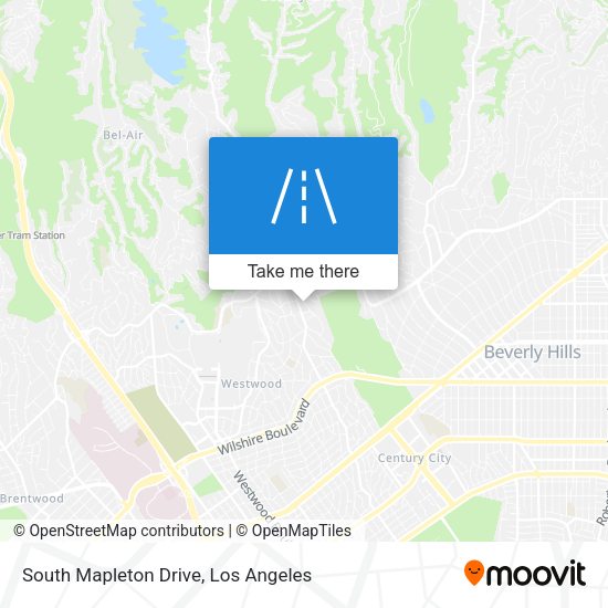 South Mapleton Drive map