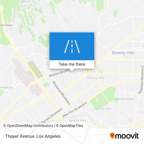 Thayer Avenue map