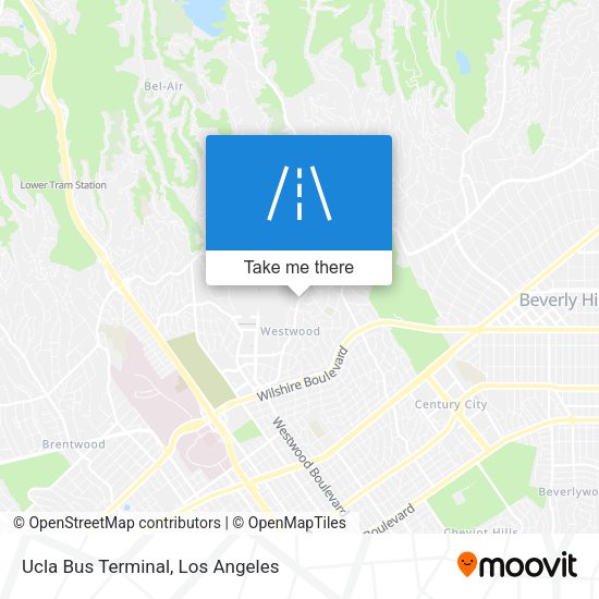 Ucla Bus Terminal map