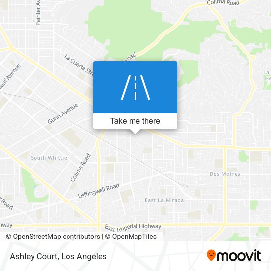 Mapa de Ashley Court