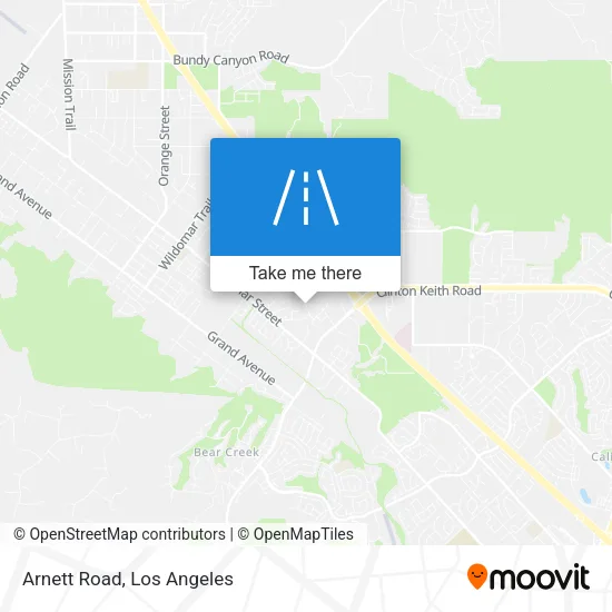 Arnett Road map