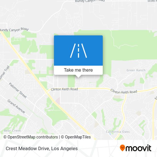Mapa de Crest Meadow Drive