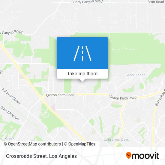 Mapa de Crossroads Street