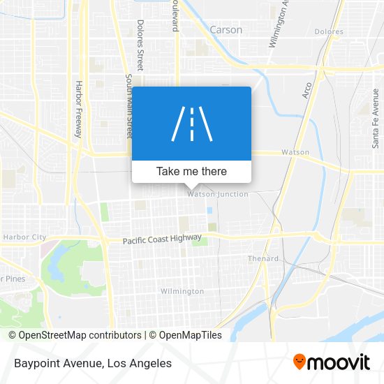 Mapa de Baypoint Avenue