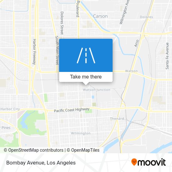Mapa de Bombay Avenue