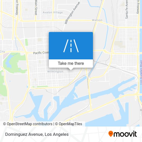 Mapa de Dominguez Avenue