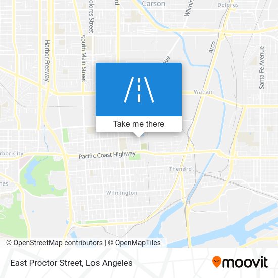 East Proctor Street map
