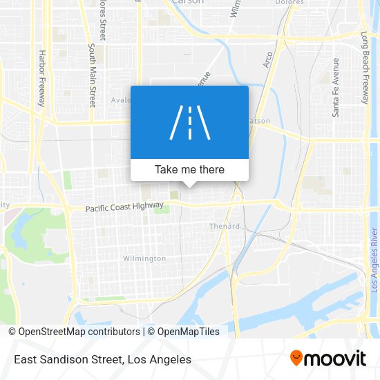 East Sandison Street map