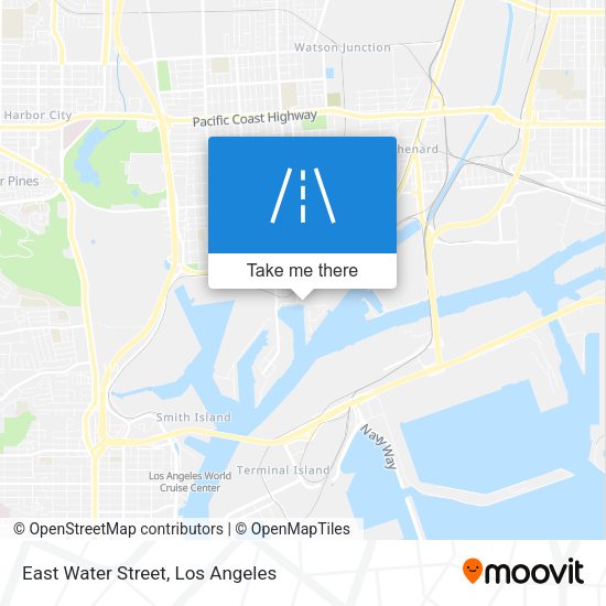 East Water Street map