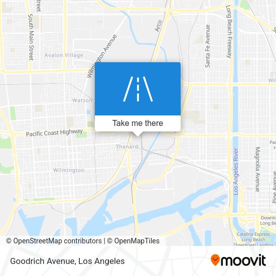 Goodrich Avenue map