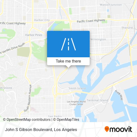 John S Gibson Boulevard map