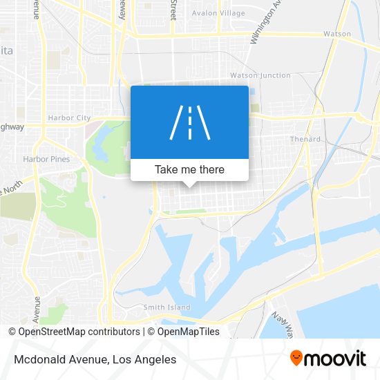 Mcdonald Avenue map