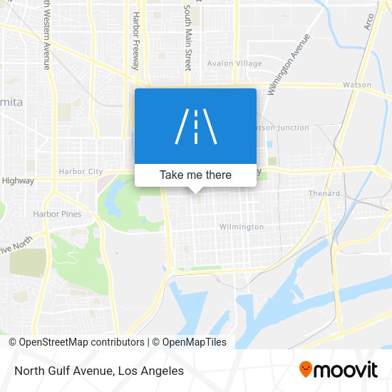 North Gulf Avenue map