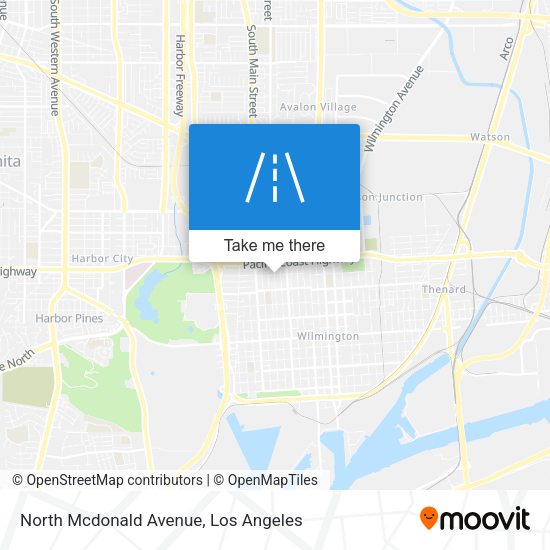 Mapa de North Mcdonald Avenue