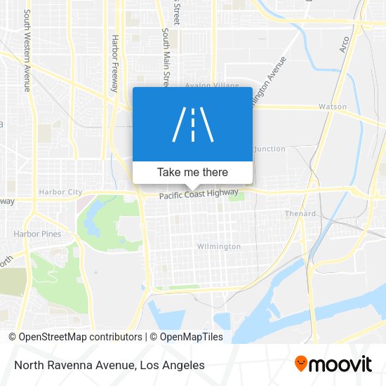 Mapa de North Ravenna Avenue