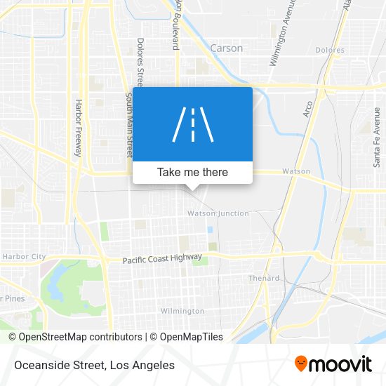 Mapa de Oceanside Street