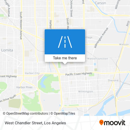 Mapa de West Chandler Street
