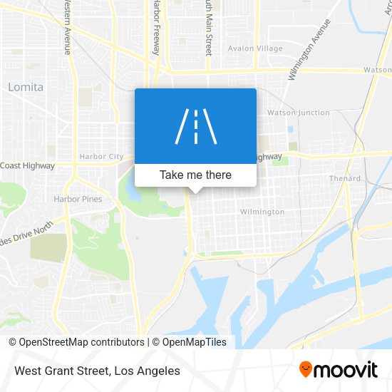 West Grant Street map