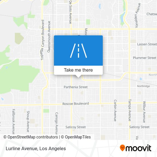 Lurline Avenue map
