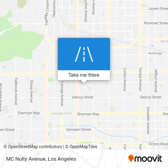 Mapa de MC Nulty Avenue
