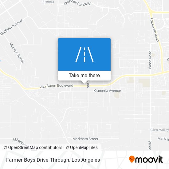 Farmer Boys Drive-Through map